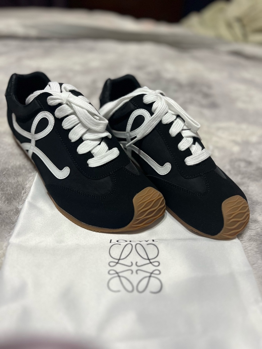 ⚫️ Loewe. Black White Ballet 2.0 Sneakers Size 40 Euro 9 US Never Worn